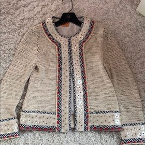 Tory Burch crochet jacket